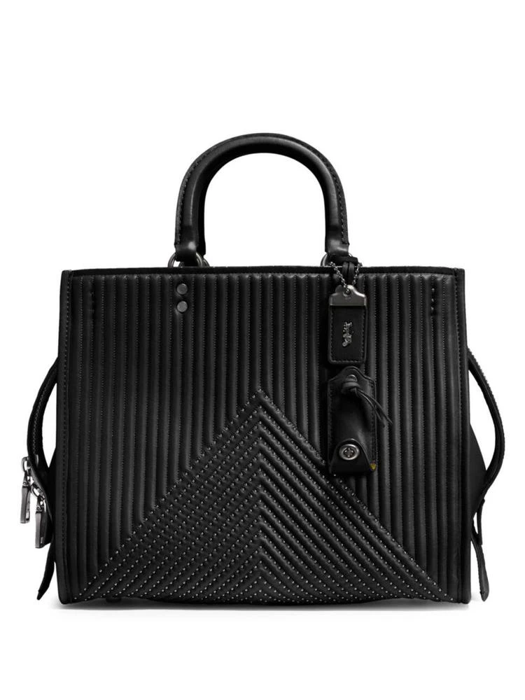 商品Coach|绗缝皮革手提包,价格¥7490,第1张图片