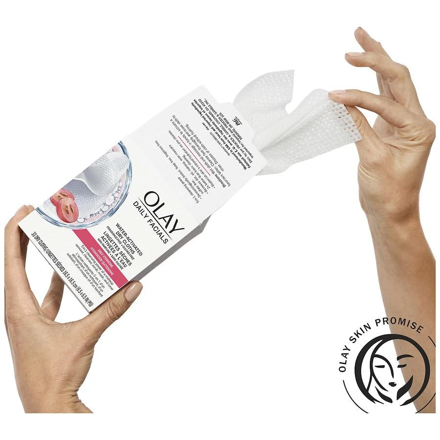 商品Olay|Daily Facials Hydrating Cleansing Cloths,价格¥73,第3张图片详细描述