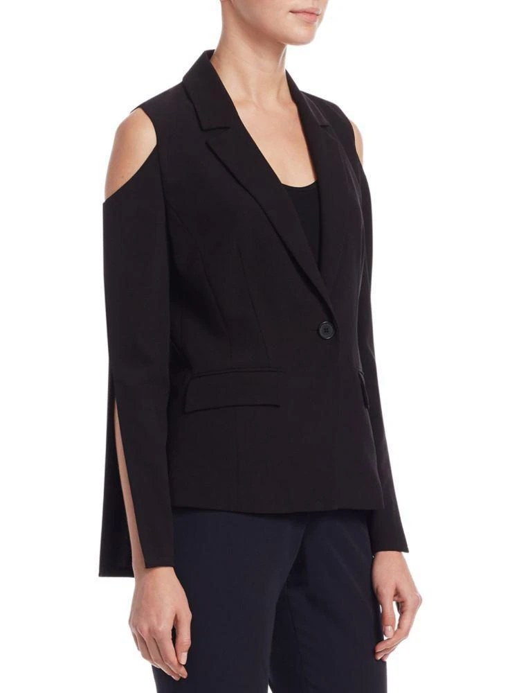 商品Crosley|Slit Detail Cold-Shoulder Blazer,价格¥276,第3张图片详细描述