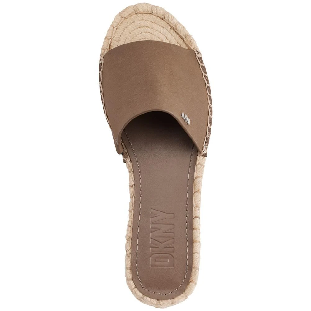 商品DKNY|Women's Camillo Slip-On Espadrille Platform Slide Sandals,价格¥488,第4张图片详细描述