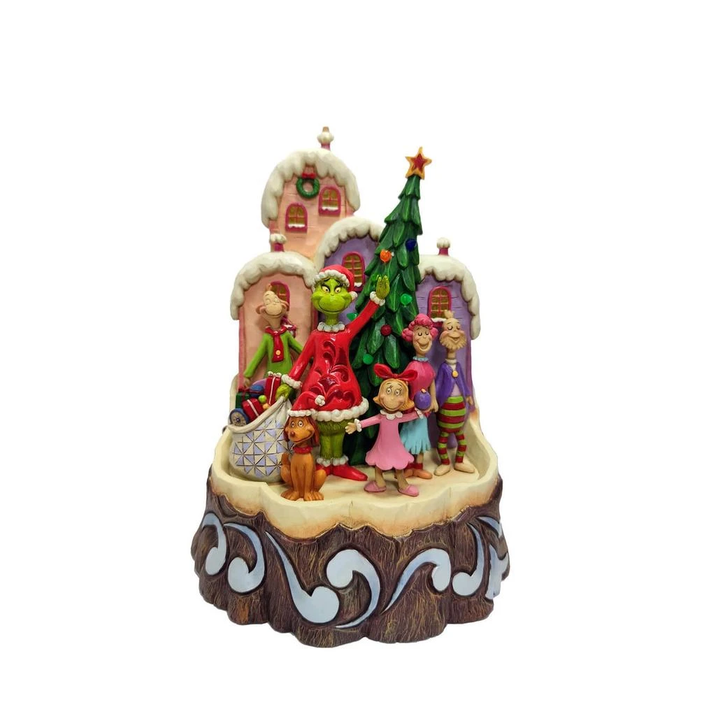 商品The Grinch By Jim Shore|The Grinch By Jim Shore Grinch Carved By Heart Fig,价格¥820,第1张图片
