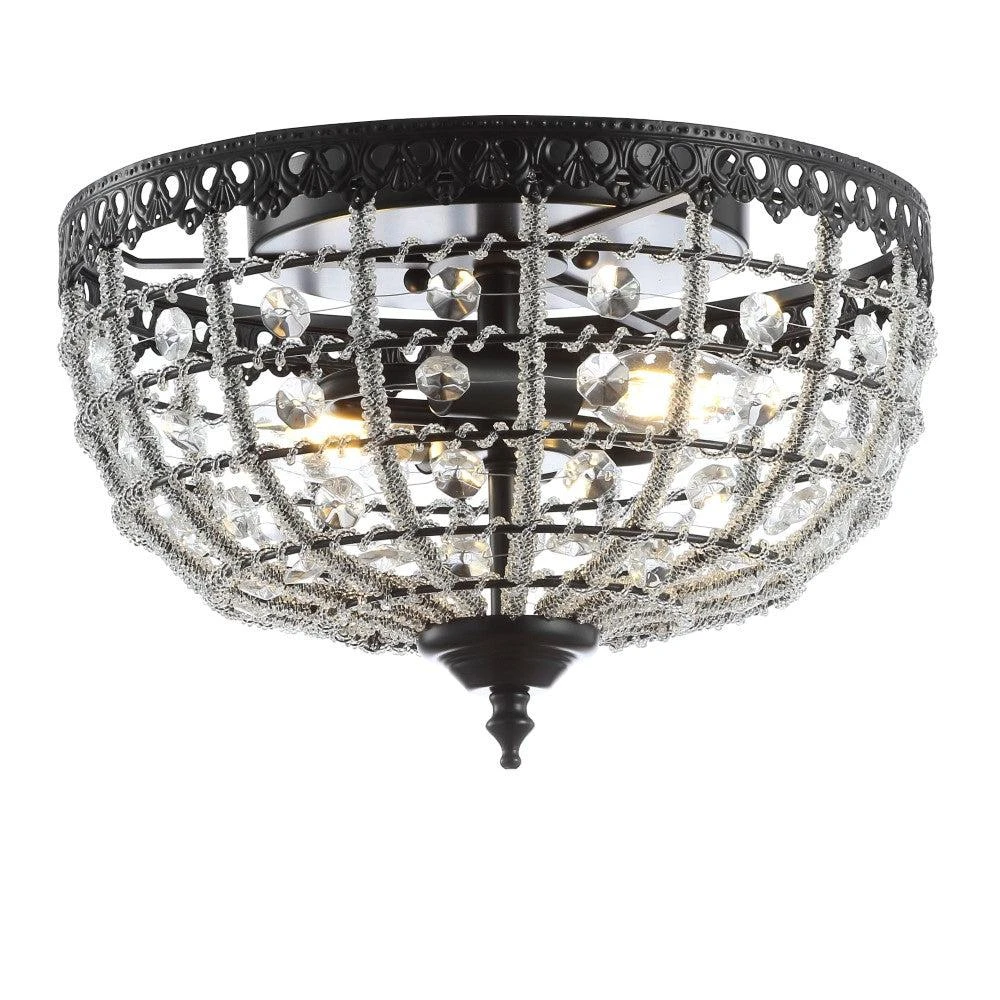 商品JONATHAN Y|Anita 12.25" Low-Ceiling Metal/Acrylic LED Flush Mount,价格¥1016,第2张图片详细描述