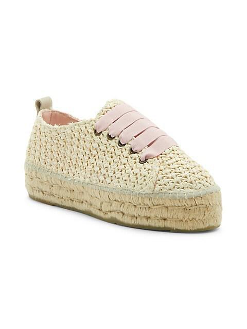 商品MANEBÍ|Yucatan Raffia Espadrille Sneakers,价格¥1067,第4张图片详细描述