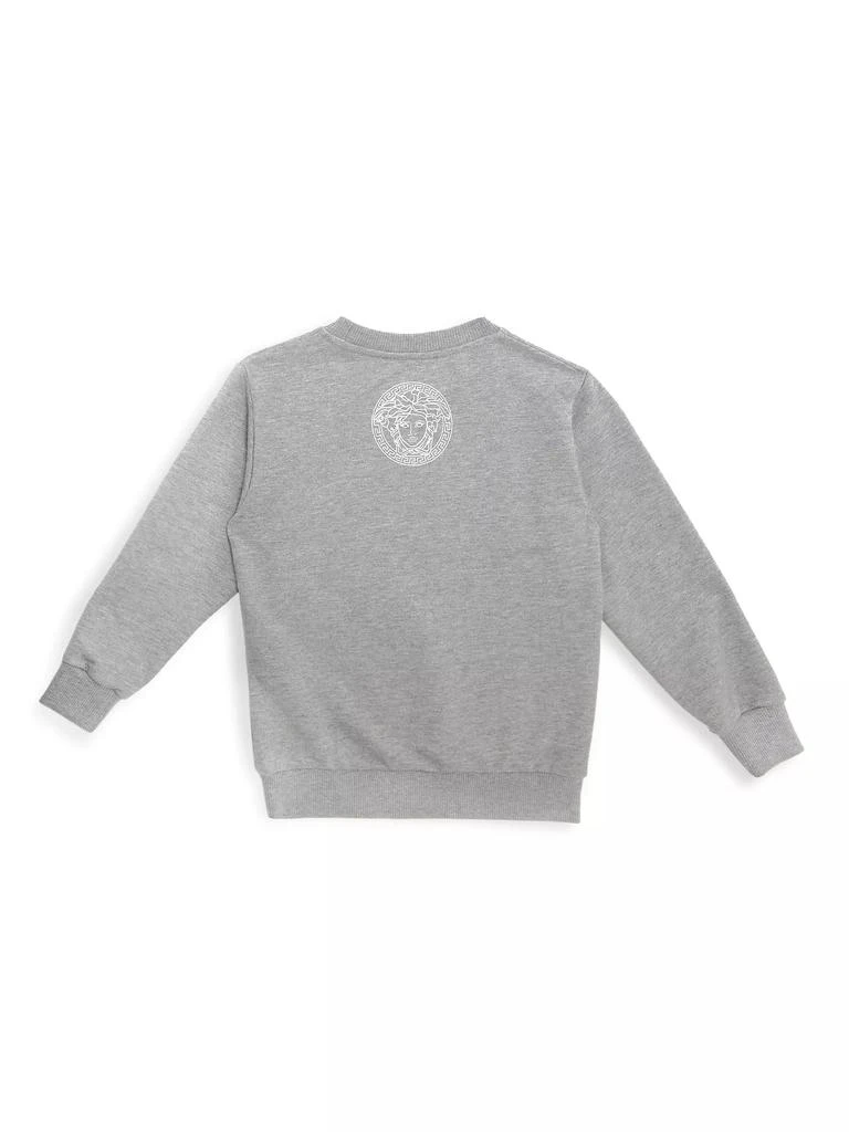 商品Versace|Little Kid's &amp; Kid's Logo Crewneck Sweatshirt,价格¥1234,第3张图片详细描述