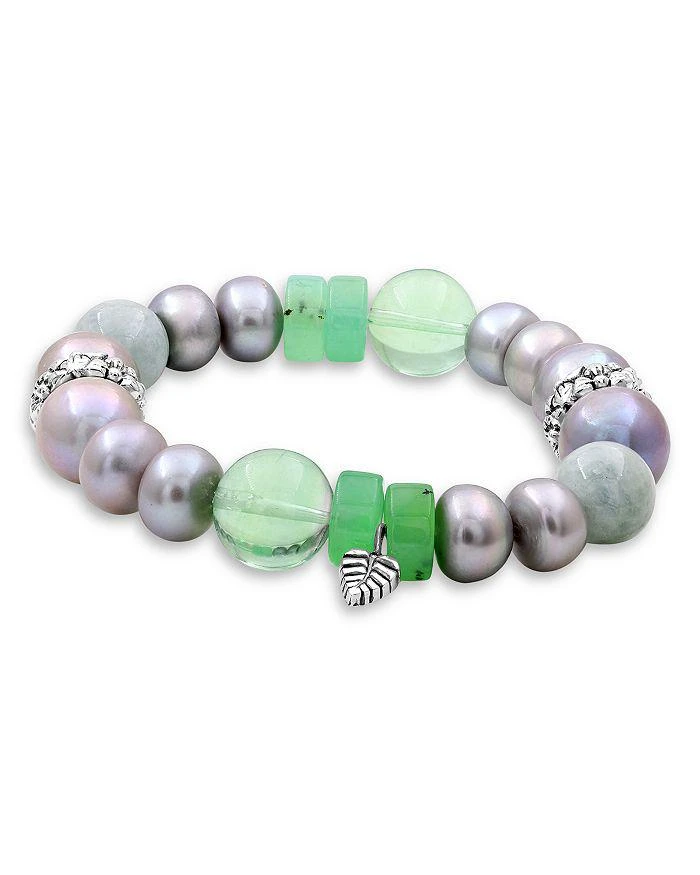 商品Stephen Dweck|Sterling Silver Terraquatic Multi-Gemstone Stretch Bracelet,价格¥3703,第2张图片详细描述