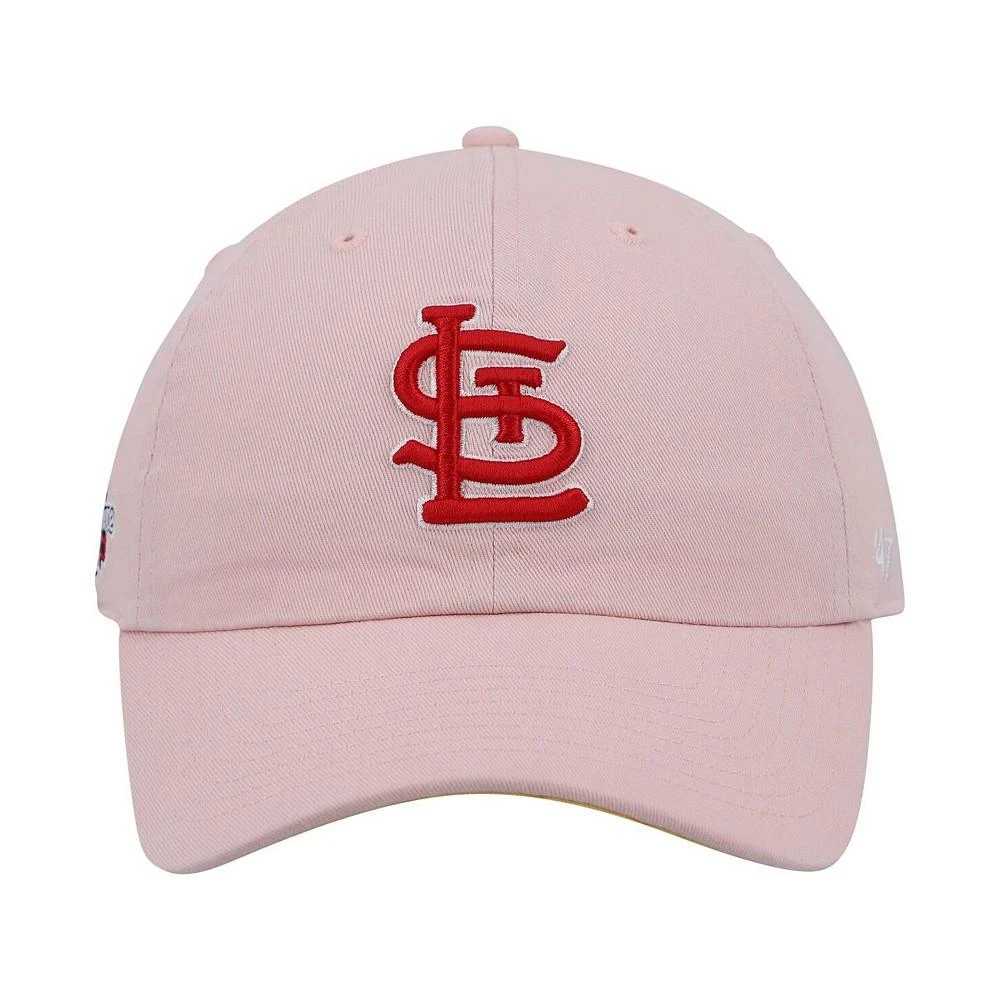 商品47 Brand|Men's '47 Pink St. Louis Cardinals 2009 Mlb All-Star Game Double Under Clean Up Adjustable Hat,价格¥252,第3张图片详细描述