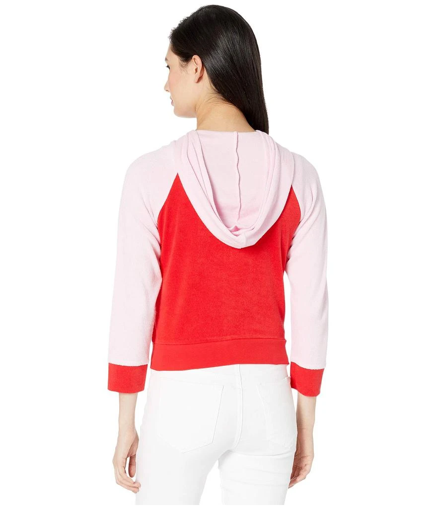 商品Juicy Couture|Juicy Color Block Microterry Logo Hood 运动夹克,价格¥253,第3张图片详细描述