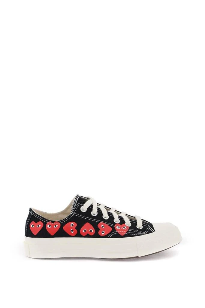 商品Comme des Garcons|Comme des garcons play multi heart converse x comme des garçons play low-top sneakers,价格¥1059,第1张图片