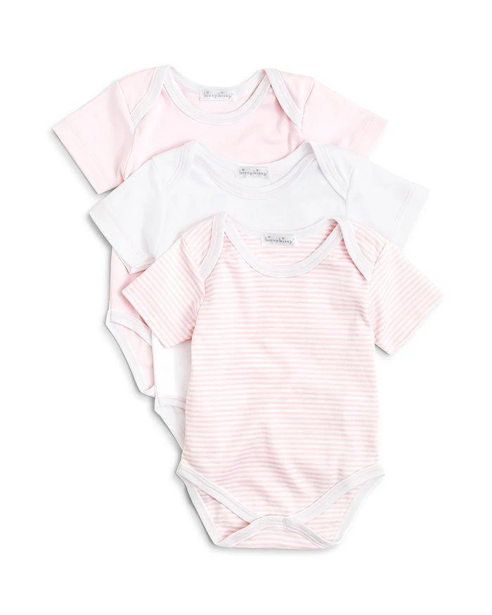 商品Kissy Kissy|Girls' Stripe & Solid Bodysuit, 3 Pack - Baby,价格¥502,第1张图片详细描述