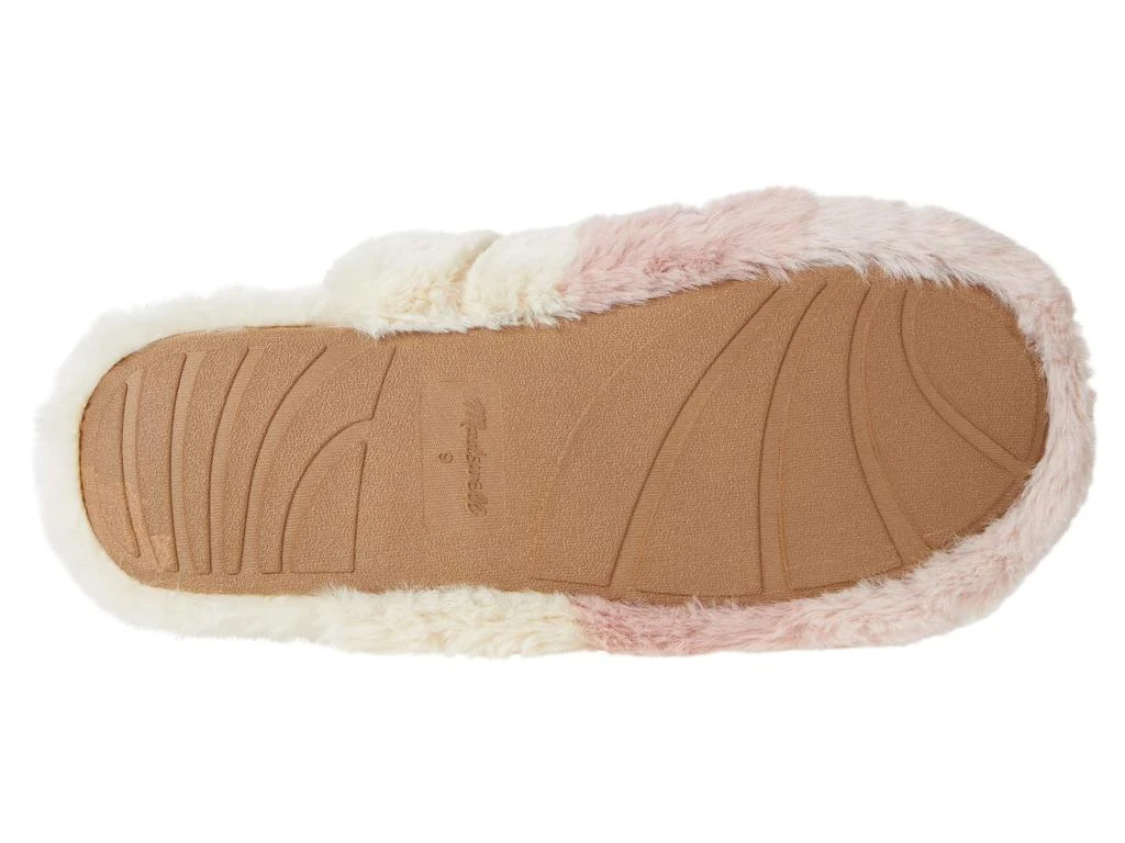 商品Madewell|Colorblock Quilted Scuff Slippers in Recycled Faux Fur,价格¥220,第3张图片详细描述