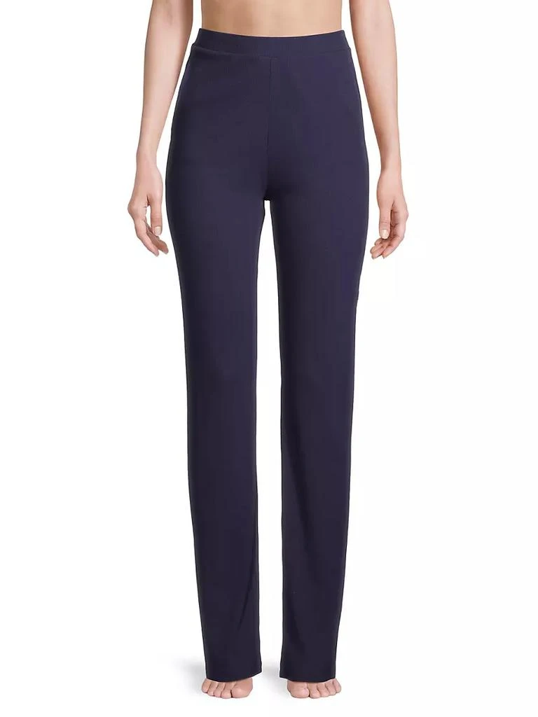 商品Skin|Nakita Ribbed Cotton-Blend Pants,价格¥718,第3张图片详细描述