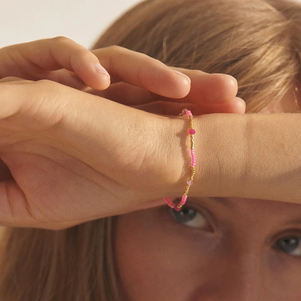 商品Anni Lu|Anni Lu Clemence 18-Karat Gold Plated Bead Bracelet,价格¥327,第2张图片详细描述