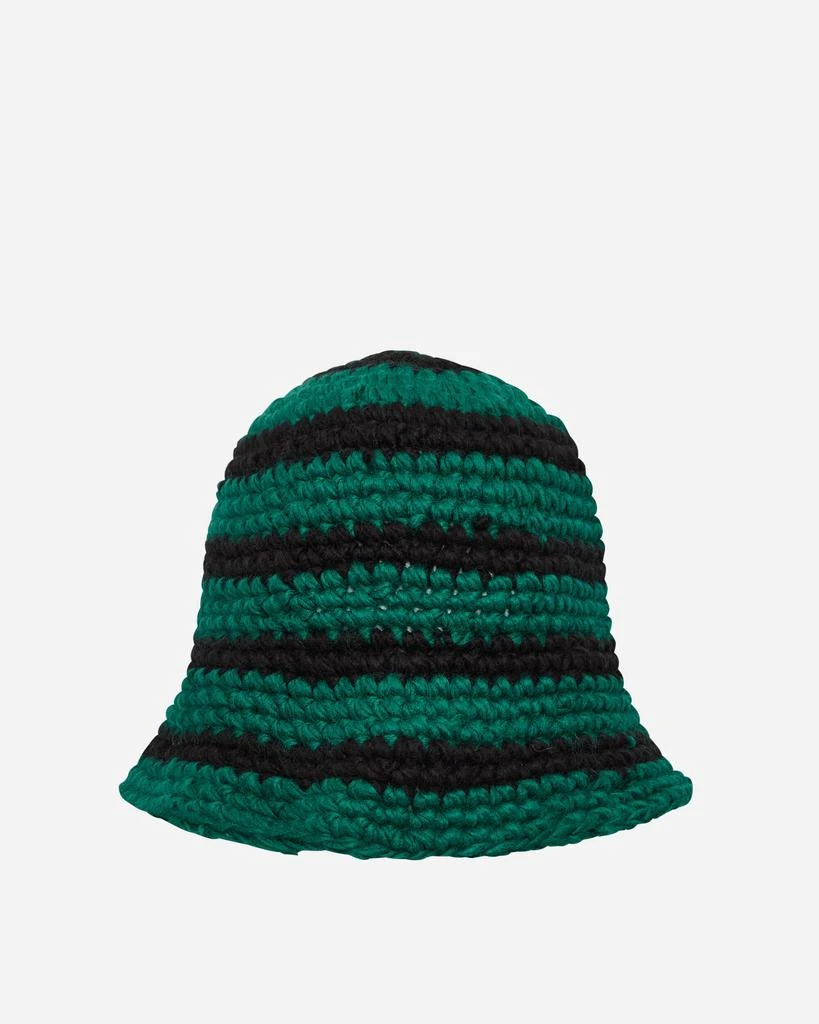 商品STUSSY|Swirl Knit Bucket Hat Forest,价格¥428,第1张图片