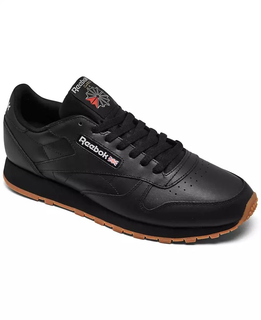 商品Reebok|Men's Classic Leather Casual Sneakers from Finish Line,价格¥675,第1张图片