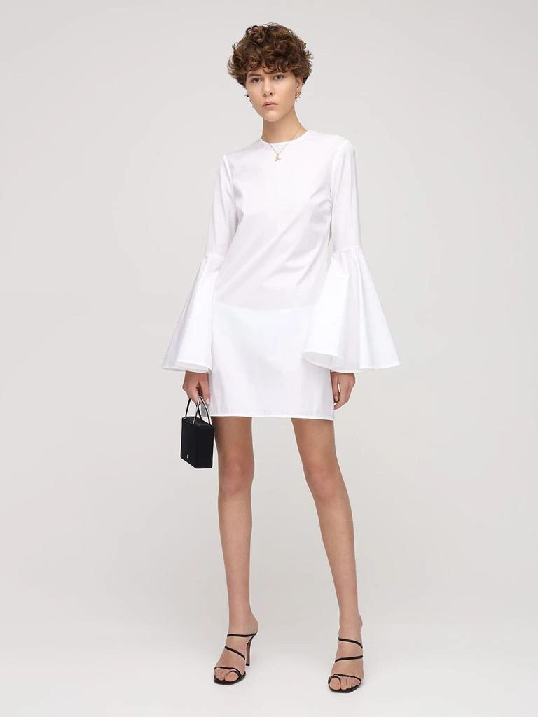 商品ELLERY|Dogma Poplin Mini Dress W/flared Sleeves,价格¥959,第1张图片详细描述