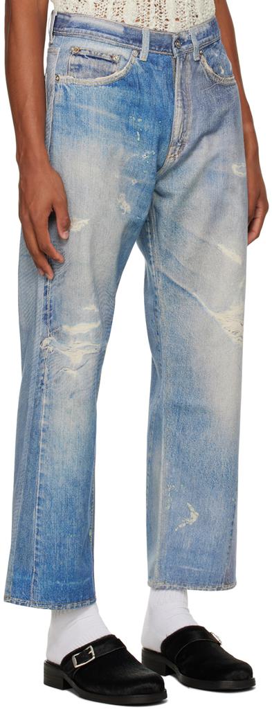 Blue Third Cut Jeans商品第2张图片规格展示