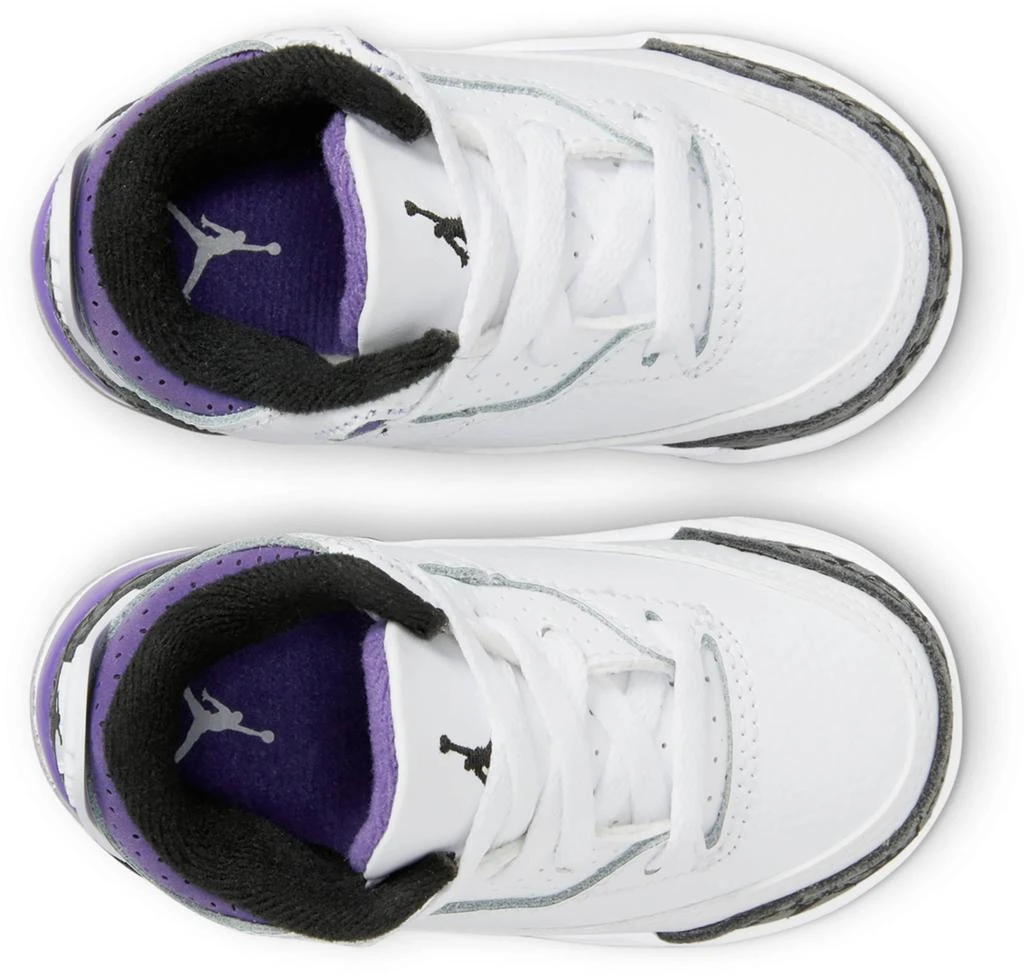商品Jordan|Jordan Kids' Toddler Jordan 3 Retro Basketball Shoes,价格¥580,第4张图片详细描述