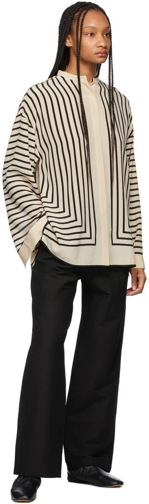 商品Totême|Beige Silk Scarf Shirt,价格¥4691,第4张图片详细描述