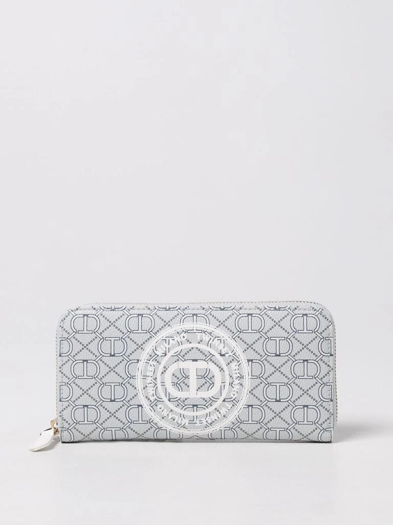 商品TWINSET|Continental Twinset wallet in printed synthetic leather,价格¥256,第1张图片