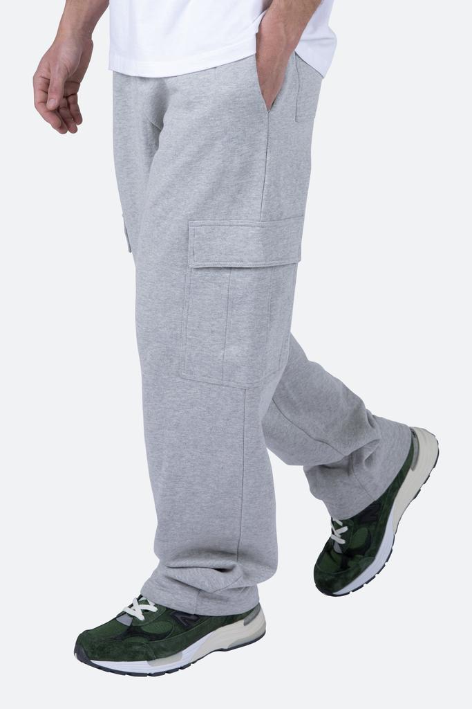 Relaxed Cargo Sweatpants - Grey商品第7张图片规格展示