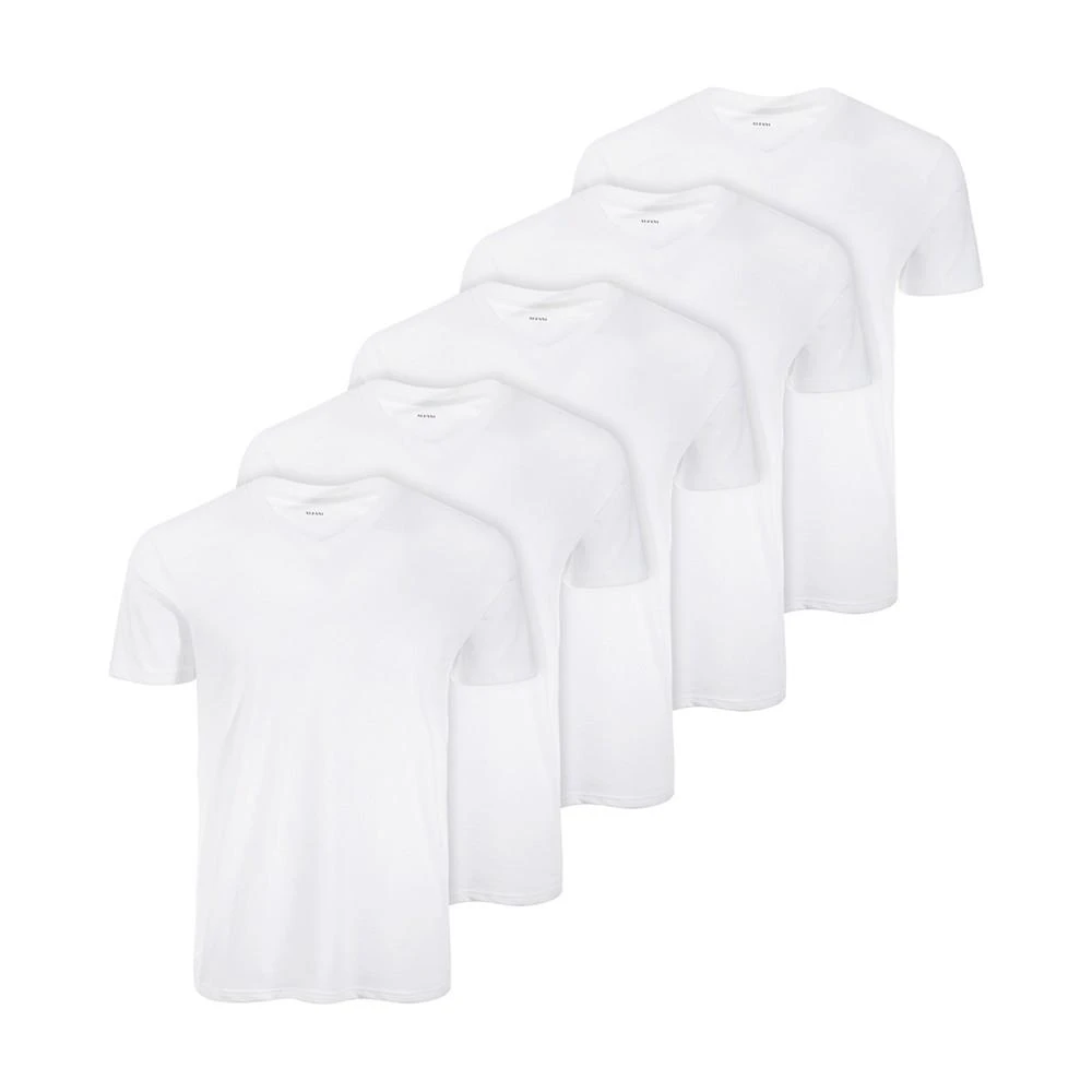 商品Alfani|Men's 5-Pk. Moisture-Wicking Solid V-Neck T-Shirts, Created for Macy's,价格¥150,第1张图片