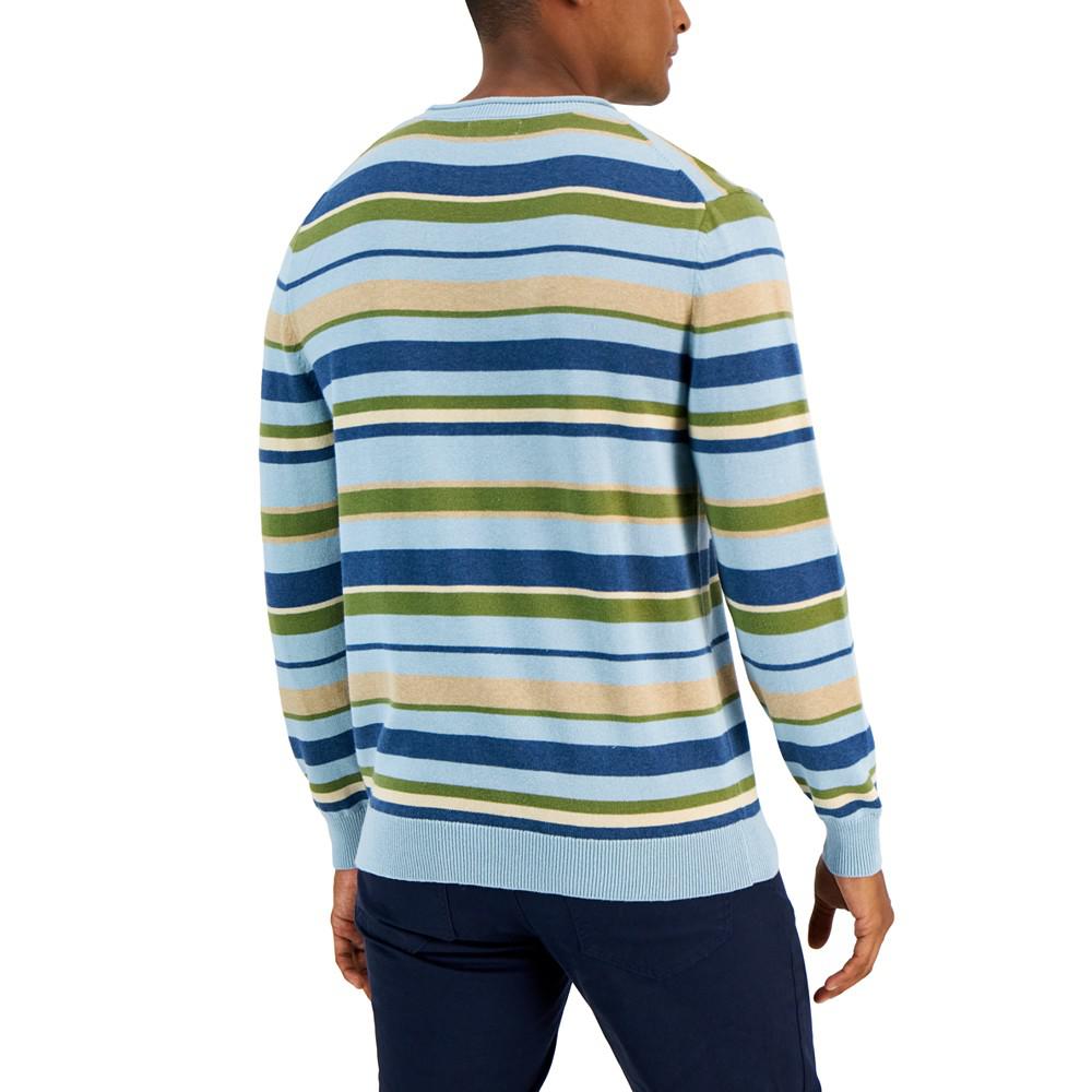 Men's Striped Sweater, Created for Macy's商品第2张图片规格展示