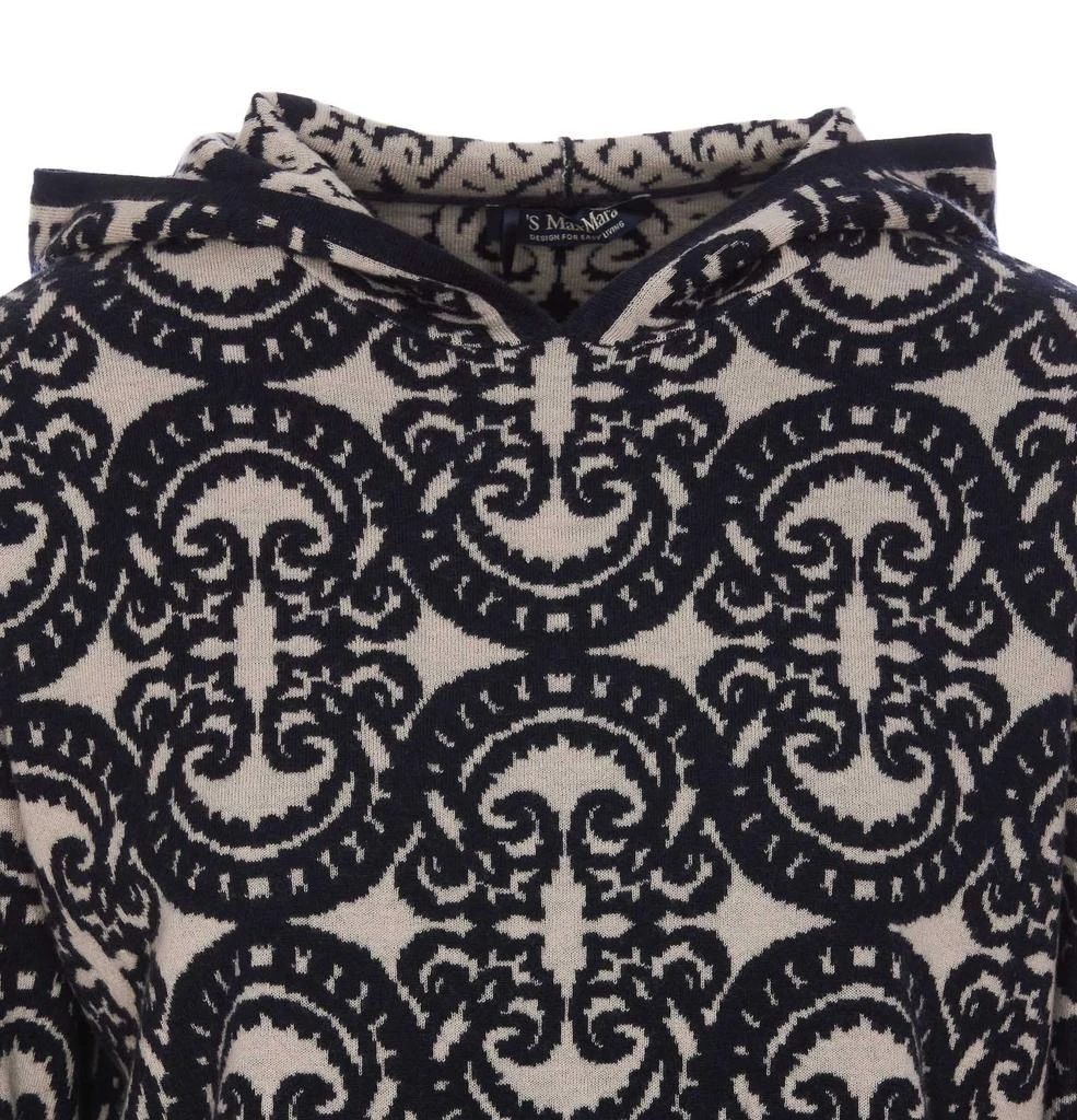 商品Max Mara|'S Max Mara All-Over Patterned Knitted Hoodie,价格¥1789,第4张图片详细描述