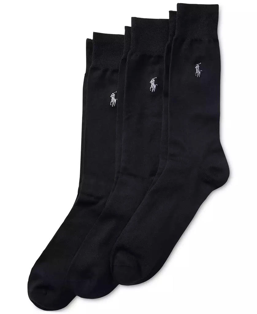 商品Ralph Lauren|Men's 3-Pk. Supersoft Dress Socks,价格¥185,第1张图片