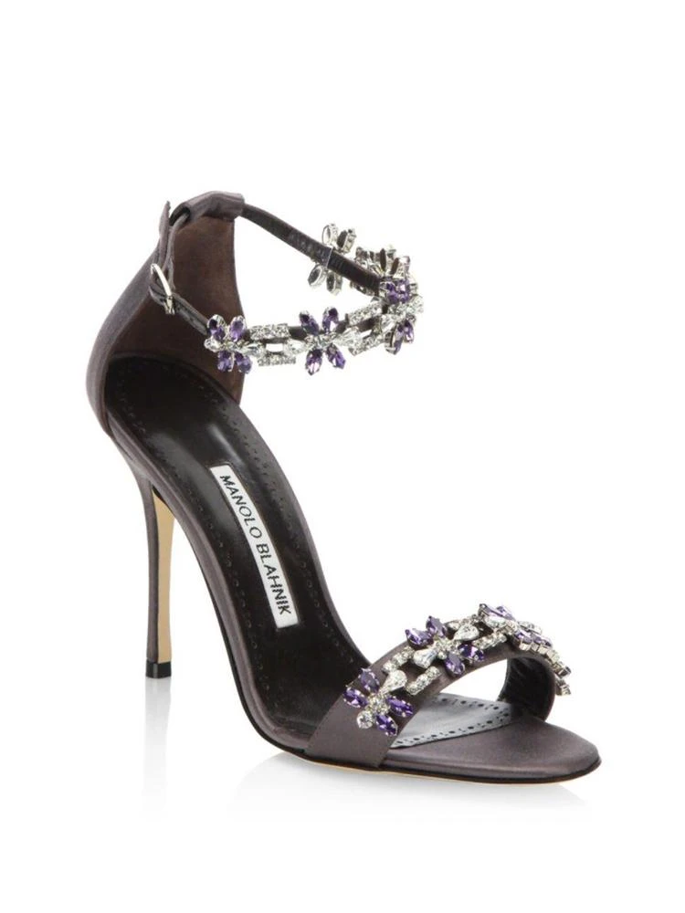 商品Manolo Blahnik|Firaduo 105 Crystal-Embellished 高跟鞋,价格¥3762,第1张图片