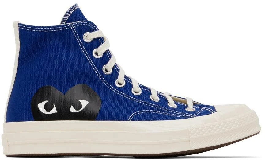 商品Comme des Garcons|Blue Converse Edition Half Heart Chuck 70 Sneakers,价格¥1196,第1张图片