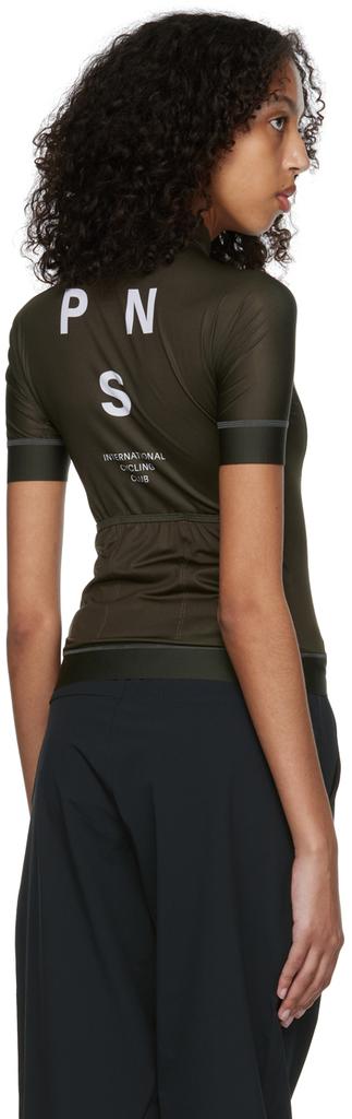 Khaki Polyester T-Shirt商品第3张图片规格展示