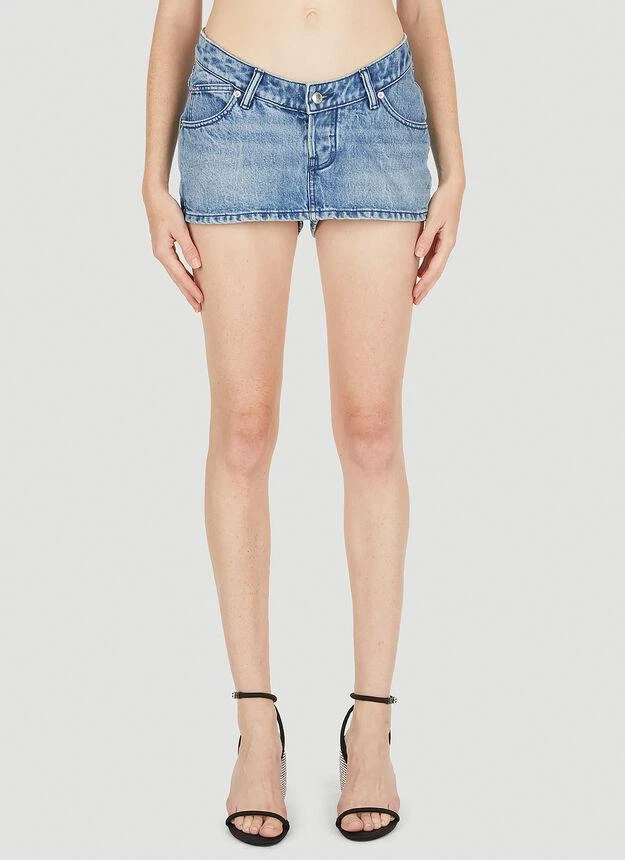 商品Alexander Wang|Denim Skorts in Blue,价格¥1171,第1张图片