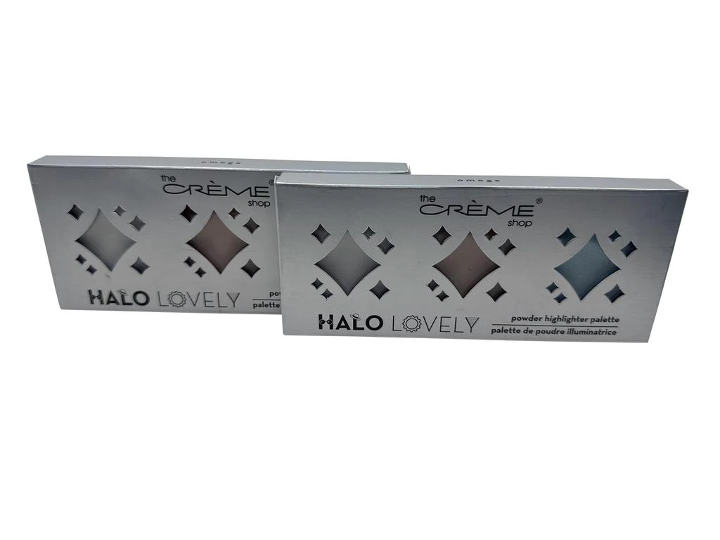 商品Creme Shop|The  Halo, Lovely Palette Powder Highlighter Omega 0.53 OZ Set of 2,价格¥97,第1张图片