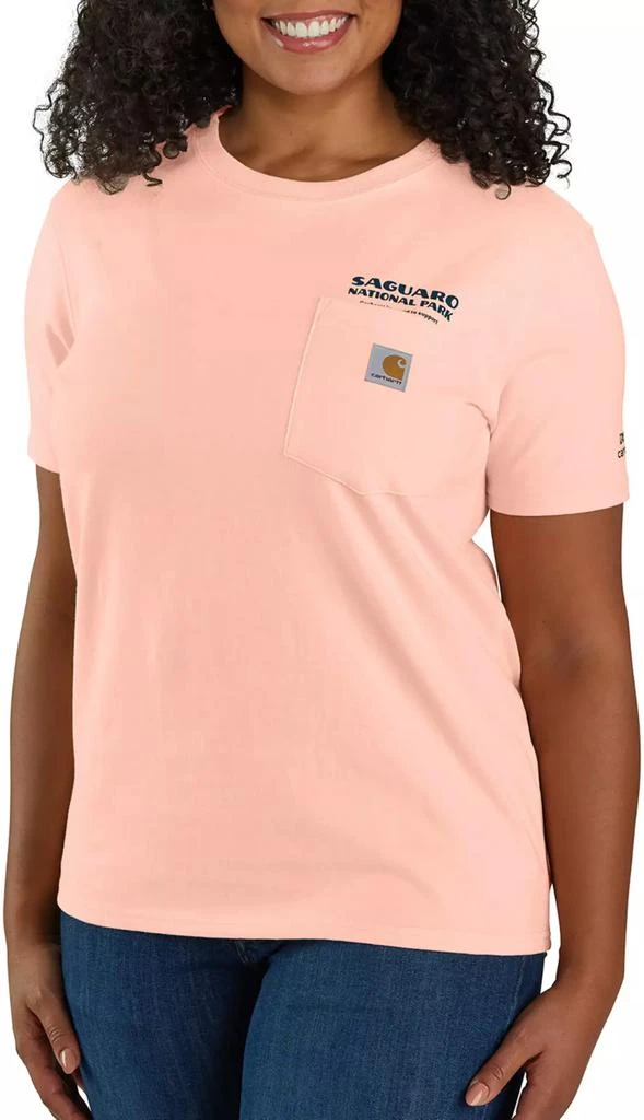 商品Carhartt|Carhartt Women's Saguaro Short-Sleeve Tee,价格¥206,第1张图片