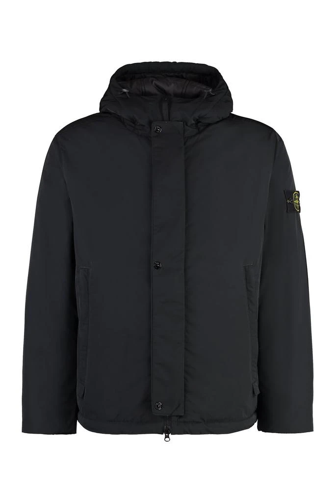 商品Stone Island|Stone Island Funnel Neck Hooded Jacket,价格¥7023,第1张图片