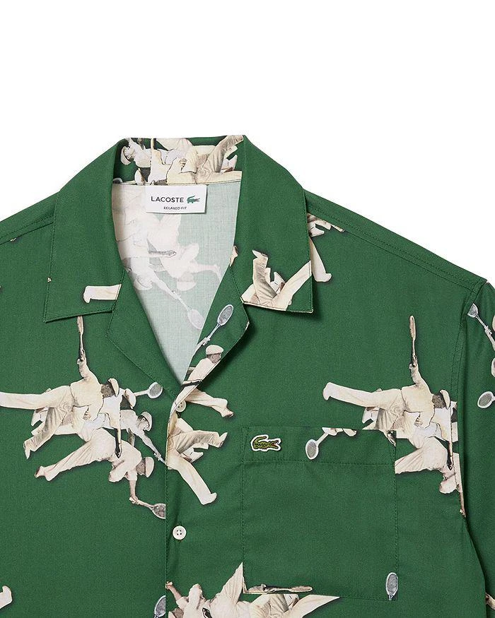 商品Lacoste|Relaxed Fit René Lacoste Print Shirt,价格¥311,第5张图片详细描述