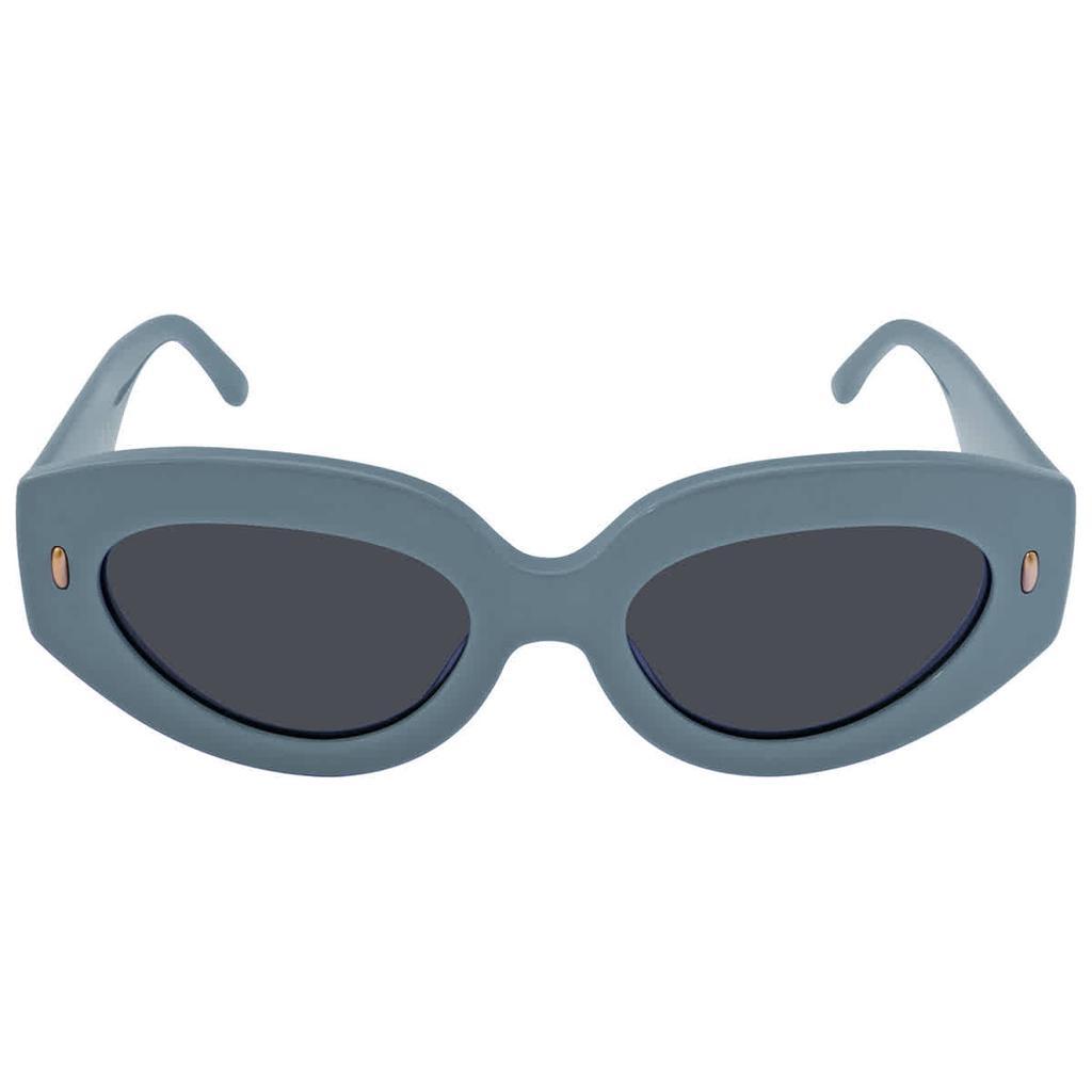 商品Tory Burch|Tory Burch Solid Gray Cat Eye Ladies Sunglasses TY7171U 18873F 51,价格¥553,第4张图片详细描述