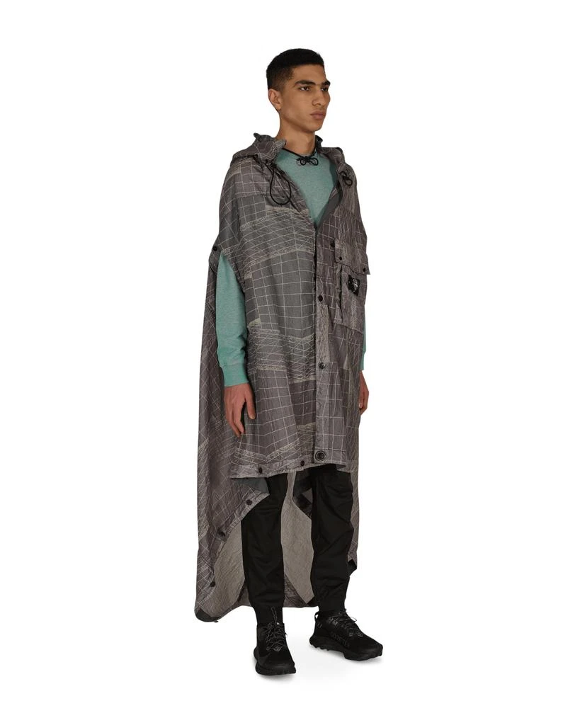 商品Stone Island|Reflective Tarpaulin / Cape Poncho Grey,价格¥4246,第4张图片详细描述