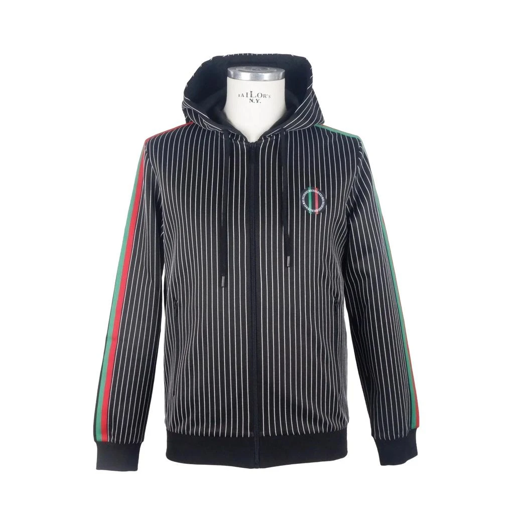 商品BIKKEMBERGS|Bikkembergs Striped Hooded  Zipper  Sweatshirt,价格¥1310,第1张图片