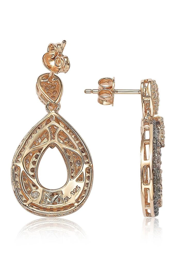商品Suzy Levian|Pave CZ Teardrop Shape Drop Earrings,价格¥1017,第2张图片详细描述