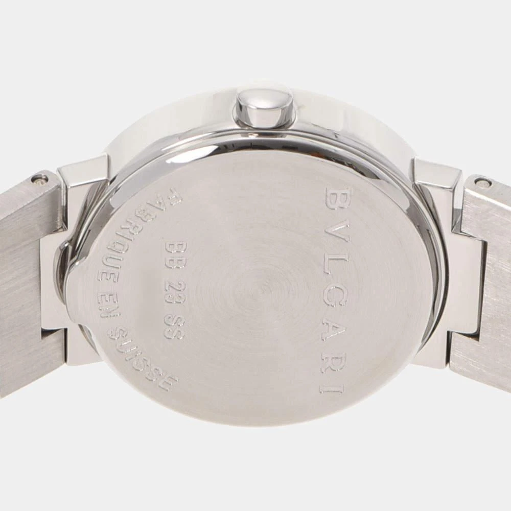 商品[二手商品] BVLGARI|Bvlgari white Stainless Steel Bvlgari BB23SS Women's Wristwatch 23 MM,价格¥9350,第5张图片详细描述