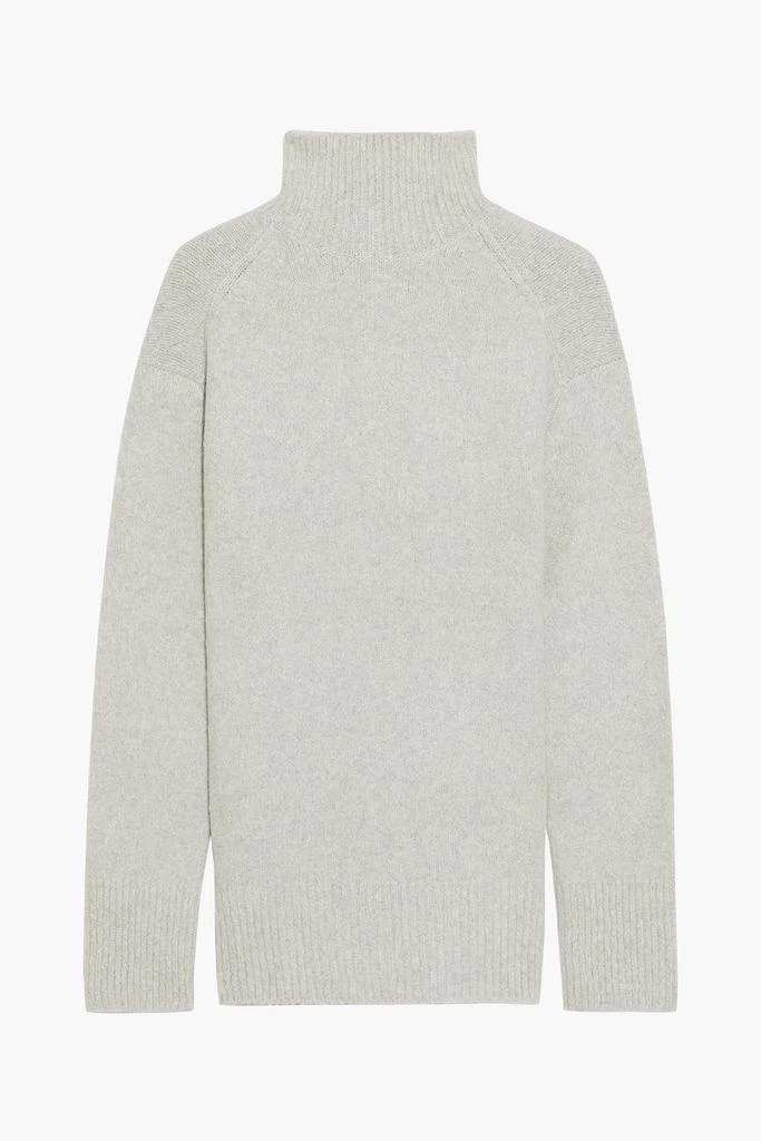 商品Vince|Mélange knitted turtleneck sweater,价格¥885,第3张图片详细描述