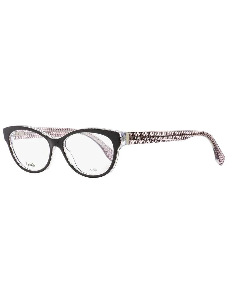 商品Fendi|Fendi Women's  Eyeglasses FF0109 6ZV Black/Transparent 52mm,价格¥779,第1张图片