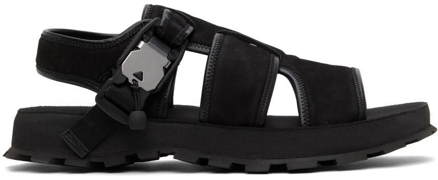 商品Jil Sander|黑色 Nabuk 凉鞋,价格¥6188,第1张图片