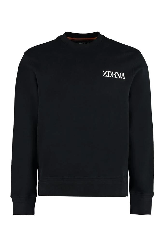 商品Zegna|ZEGNA COTTON CREW-NECK SWEATSHIRT,价格¥3565,第1张图片
