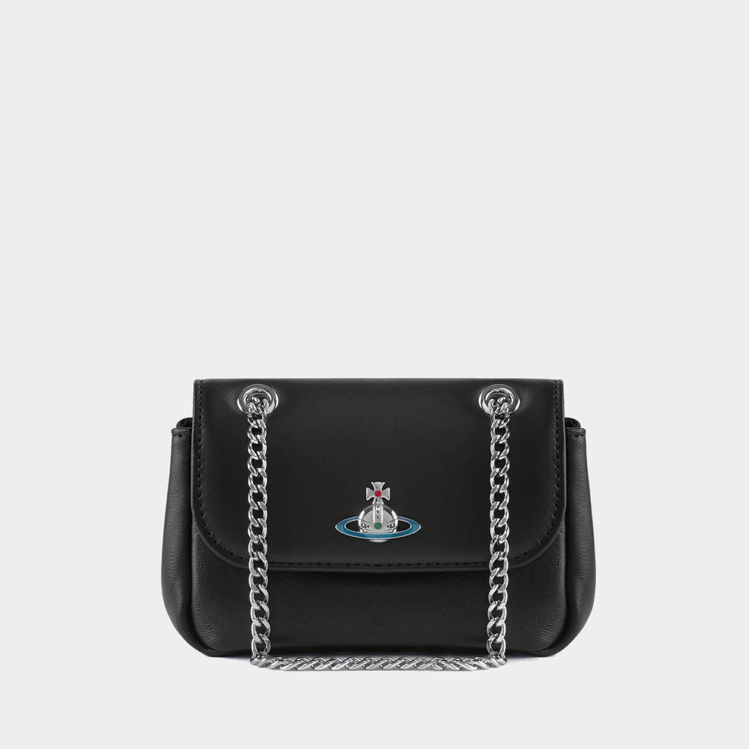 商品Vivienne Westwood|Vivienne Westwood Small Nappa Leather Shoulder Bag,价格¥1873,第1张图片