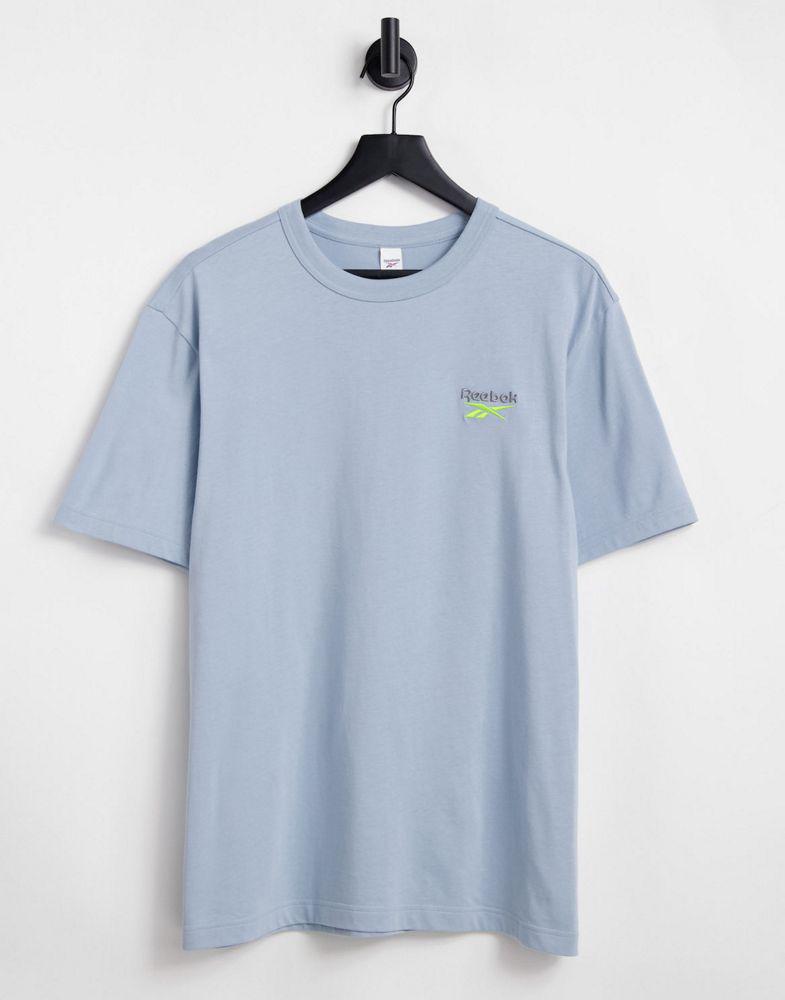 Reebok camping graphic tee in blue - Exclusive to ASOS商品第2张图片规格展示
