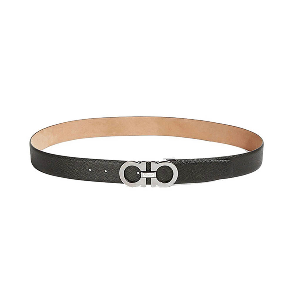 SALVATORE FERRAGAMO 黑色男士腰带 67-9493-671453【包装随机，部分无包装盒】 商品