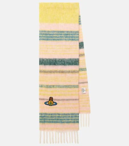 商品Vivienne Westwood|Striped alpaca and wool-blend scarf,价格¥2178,第1张图片