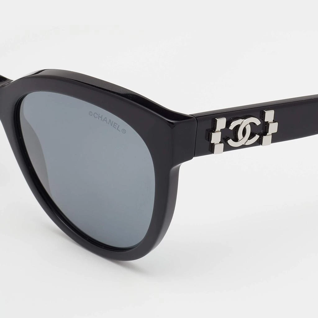 商品[二手商品] Chanel|Chanel Black 5315 CC Pantos Signature Cat-Eye Sunglasses,价格¥3171,第2张图片详细描述